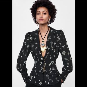 Zara long sleeve button up blouse Medium